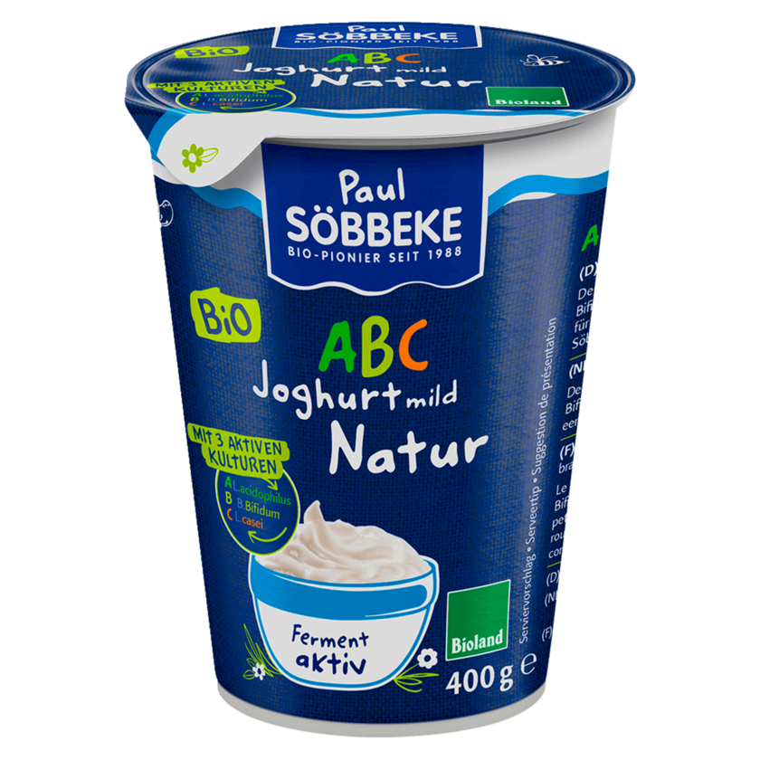 Söbbeke Bio Joghurt ABC Natur 3,7% 400g